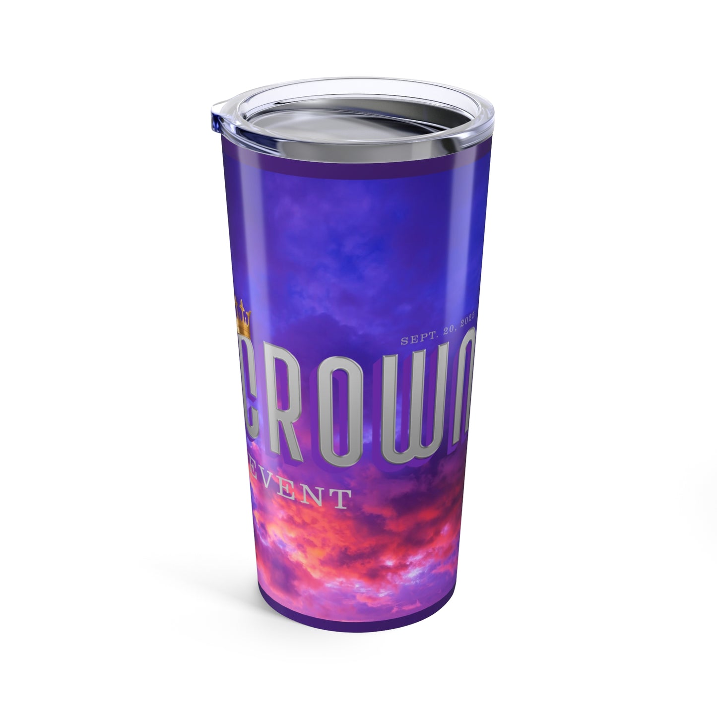 Violet Crown Author Event Tumbler 20oz Version 1