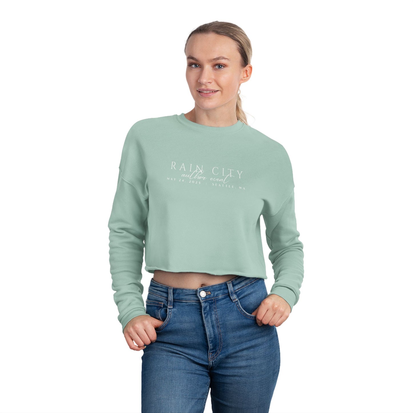 Rain City Author Event Women's Cropped Sweatshirt