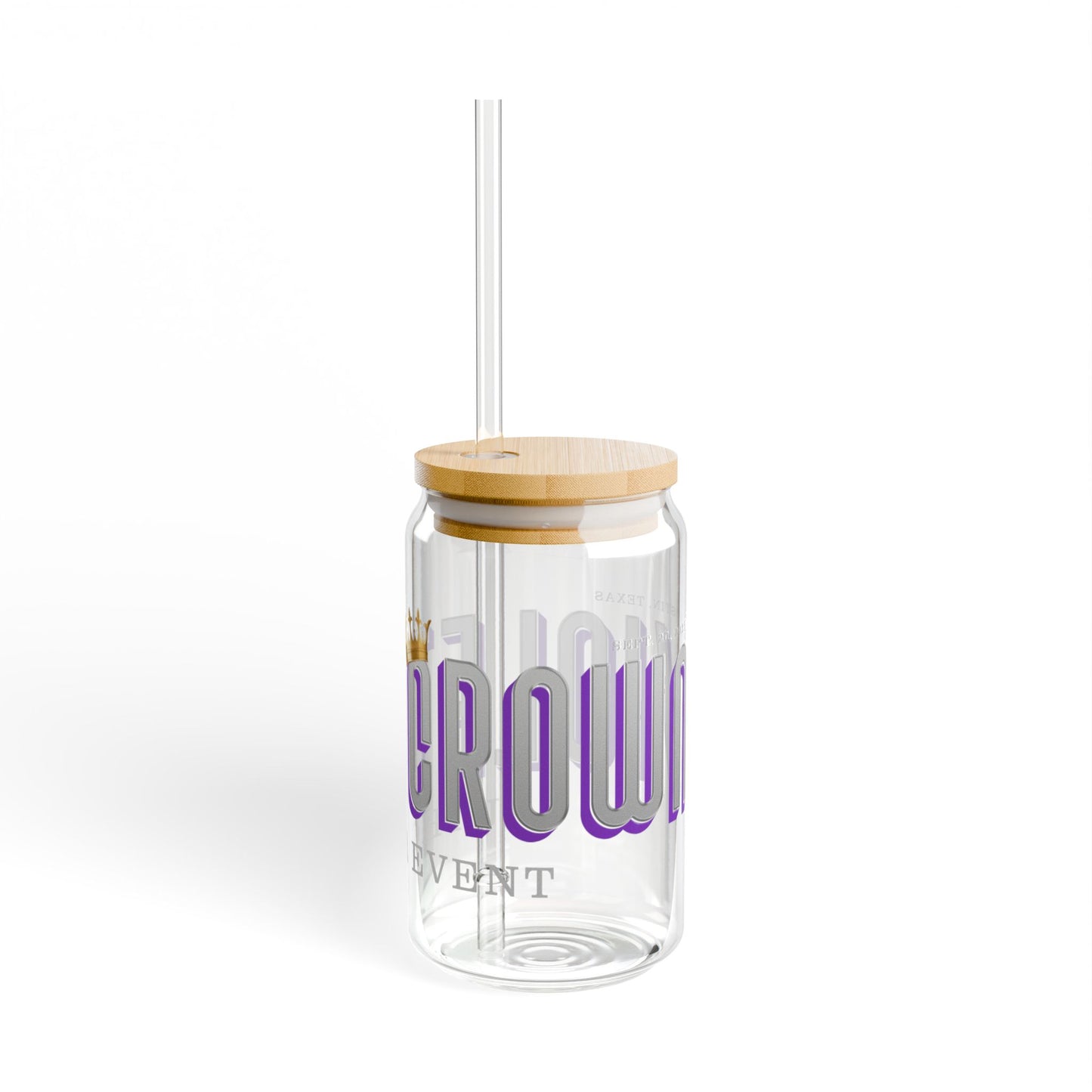 Violet Crown Author Event Sipper Glass, 16oz