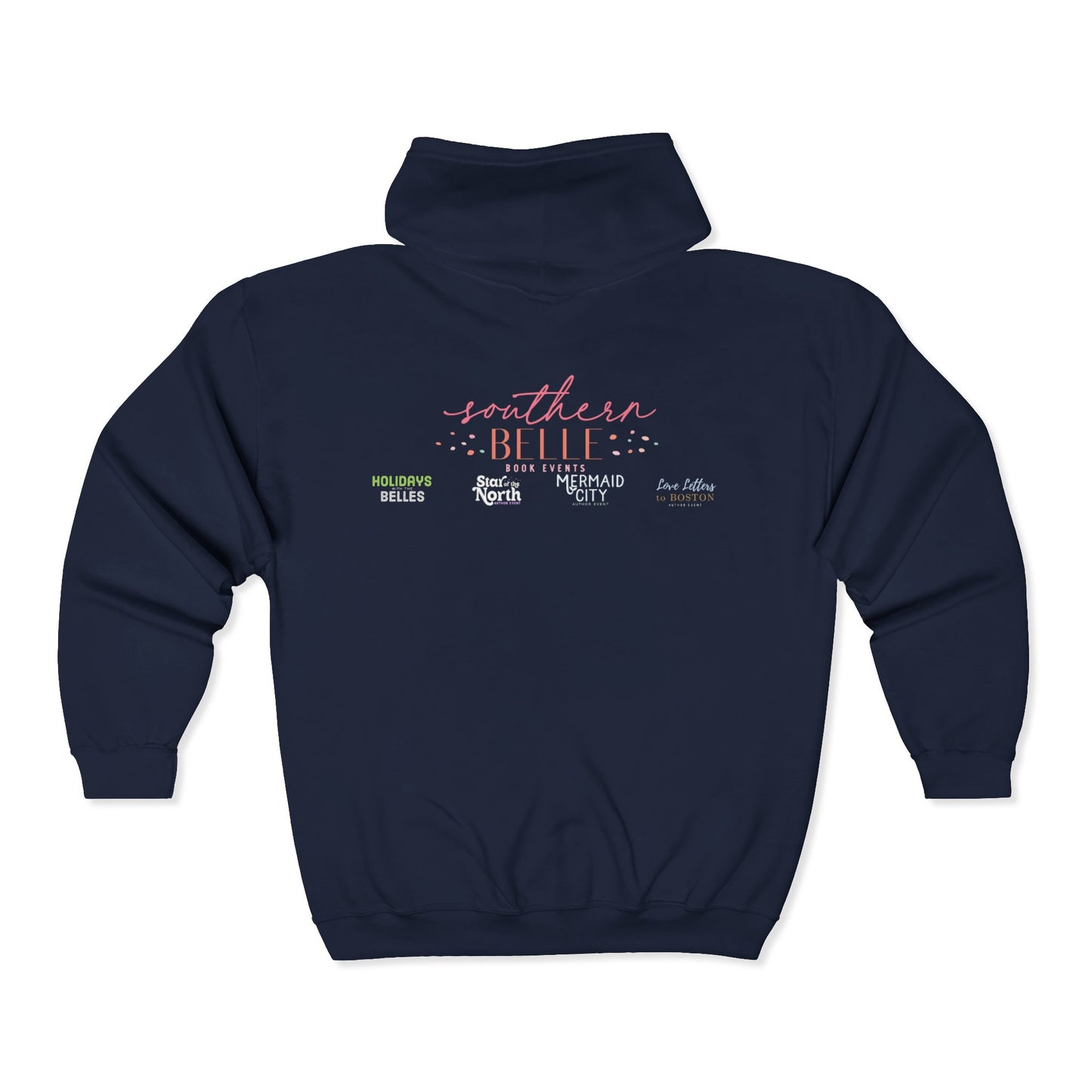 2026 Southern Belle Book Events Zip Hoodie - Cozy Unisex Sweatshirt for Book Lovers