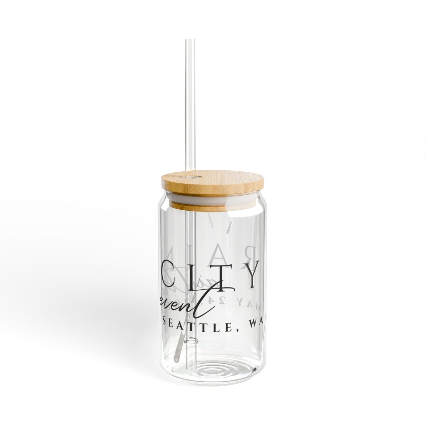 Rain City Author Event Sipper Glass, 16oz