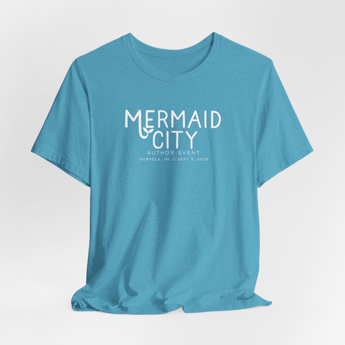 Mermaid City Author Event Unisex Short Sleeve Tee