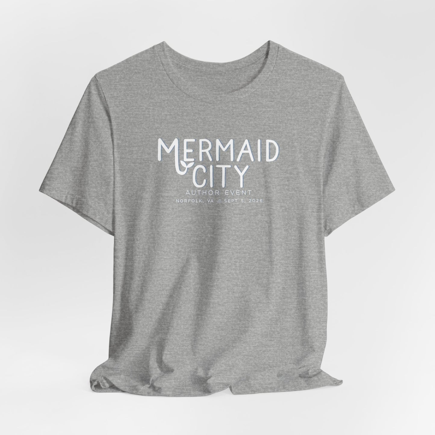 Mermaid City Author Event Unisex Short Sleeve Tee