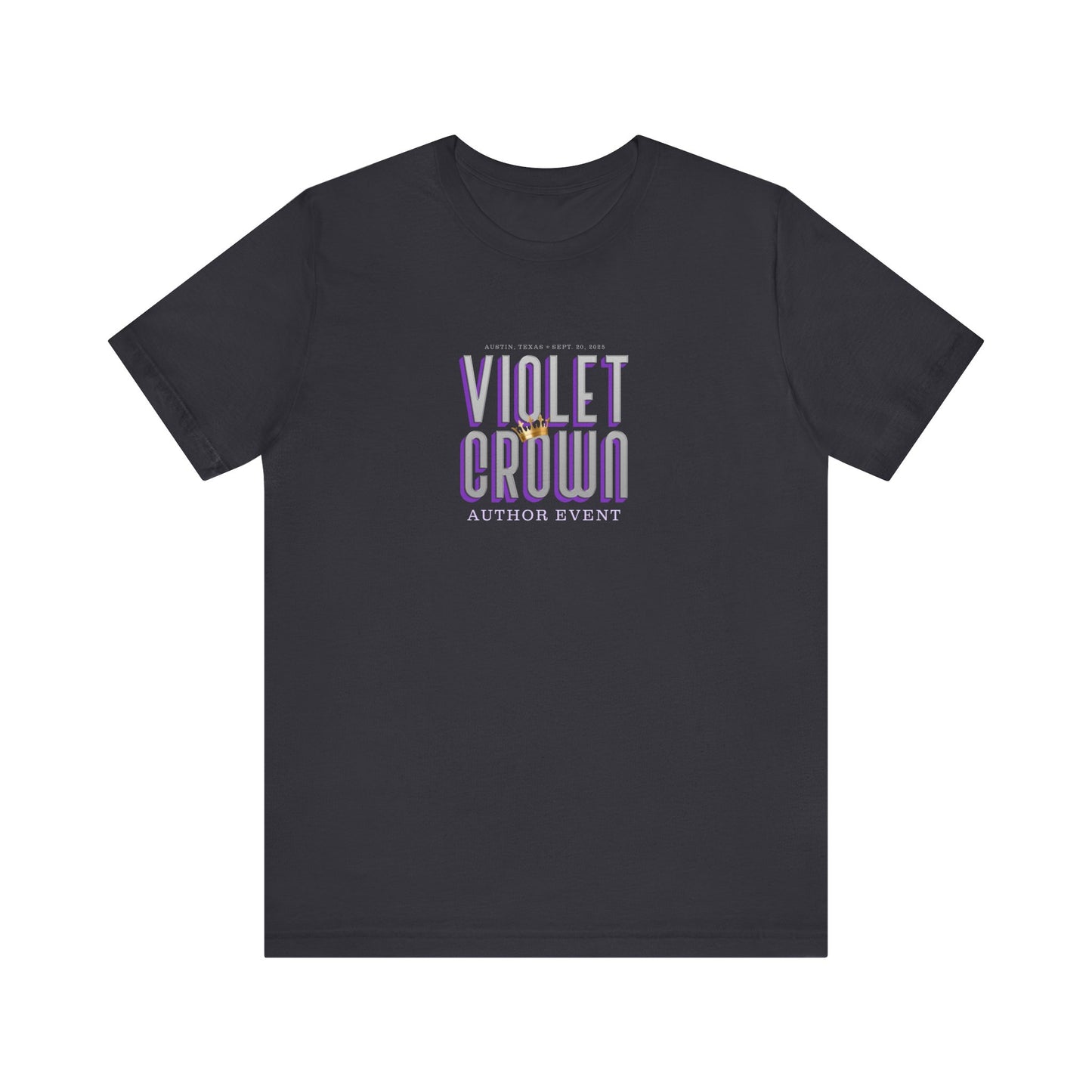 Violet Crown Author Event Unisex Short Sleeve Tee