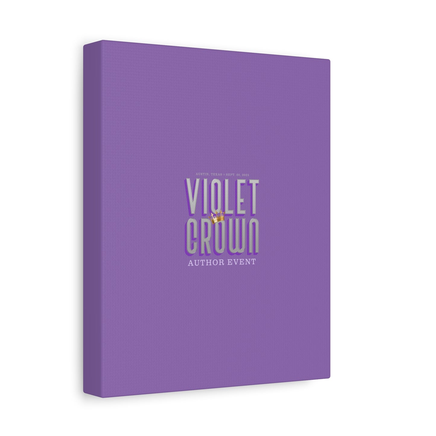 Violet Crown Author Event Canvas