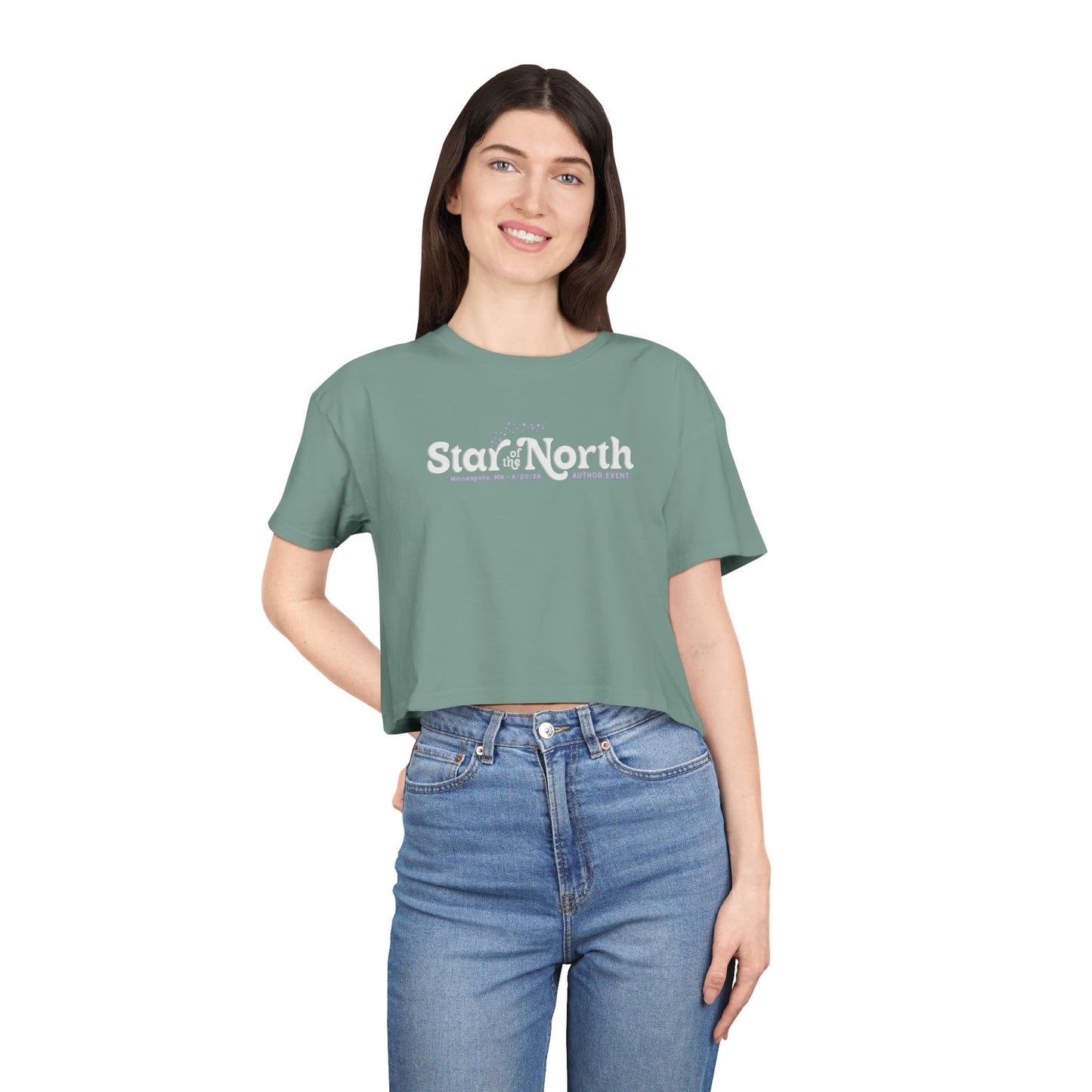 Star of the North Women's Crop Tee