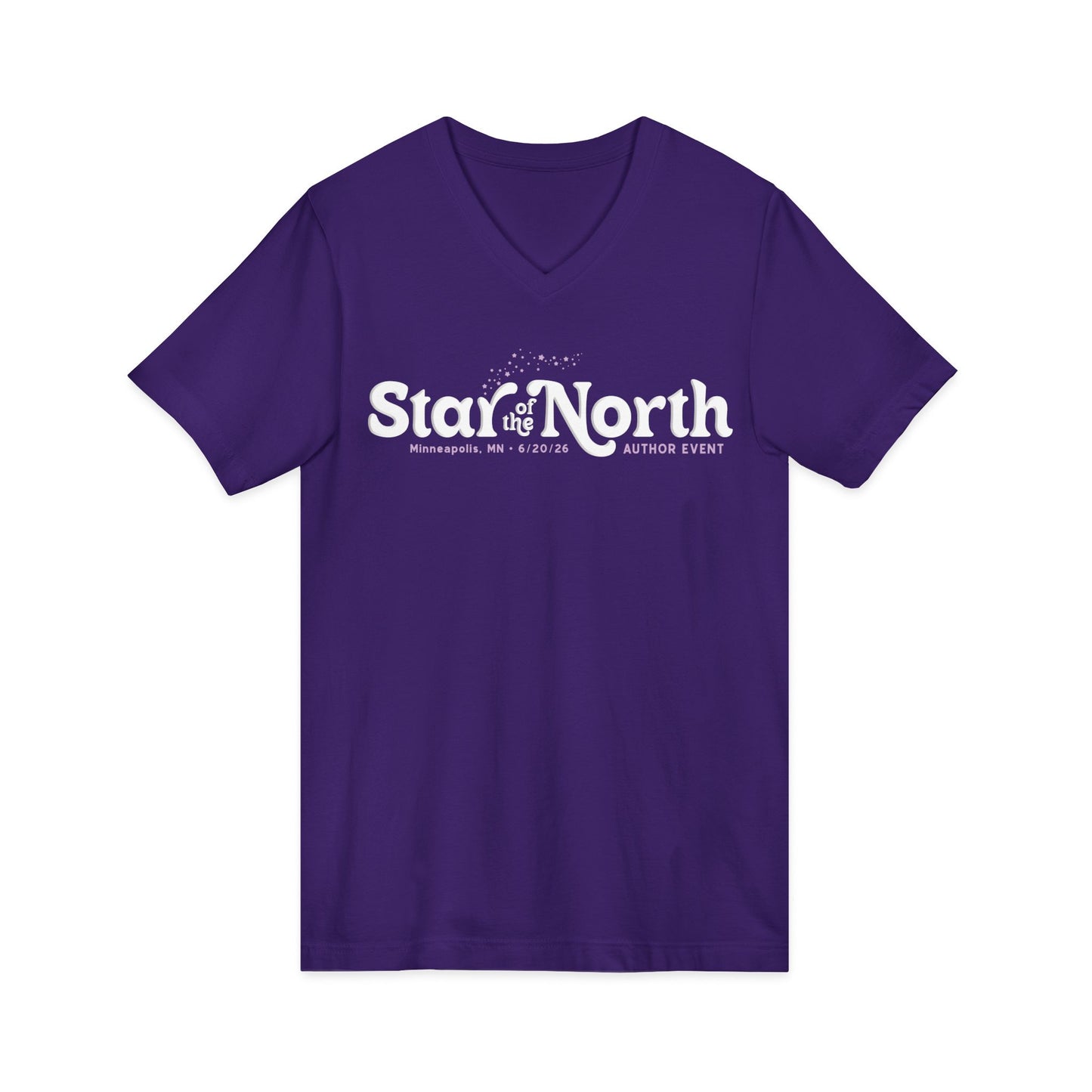 Star of the North Unisex Jersey Short Sleeve V-Neck Tee Version 2