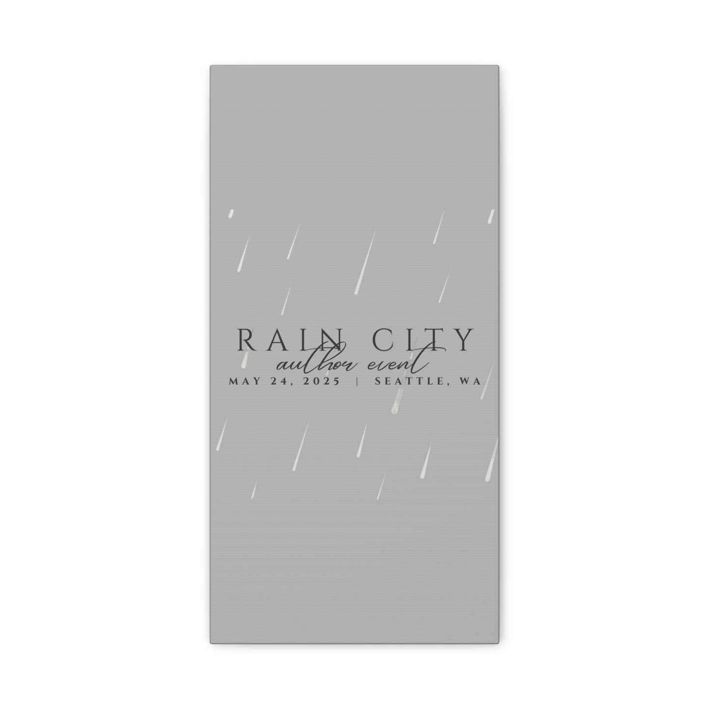 Rain City Author Event Canvas