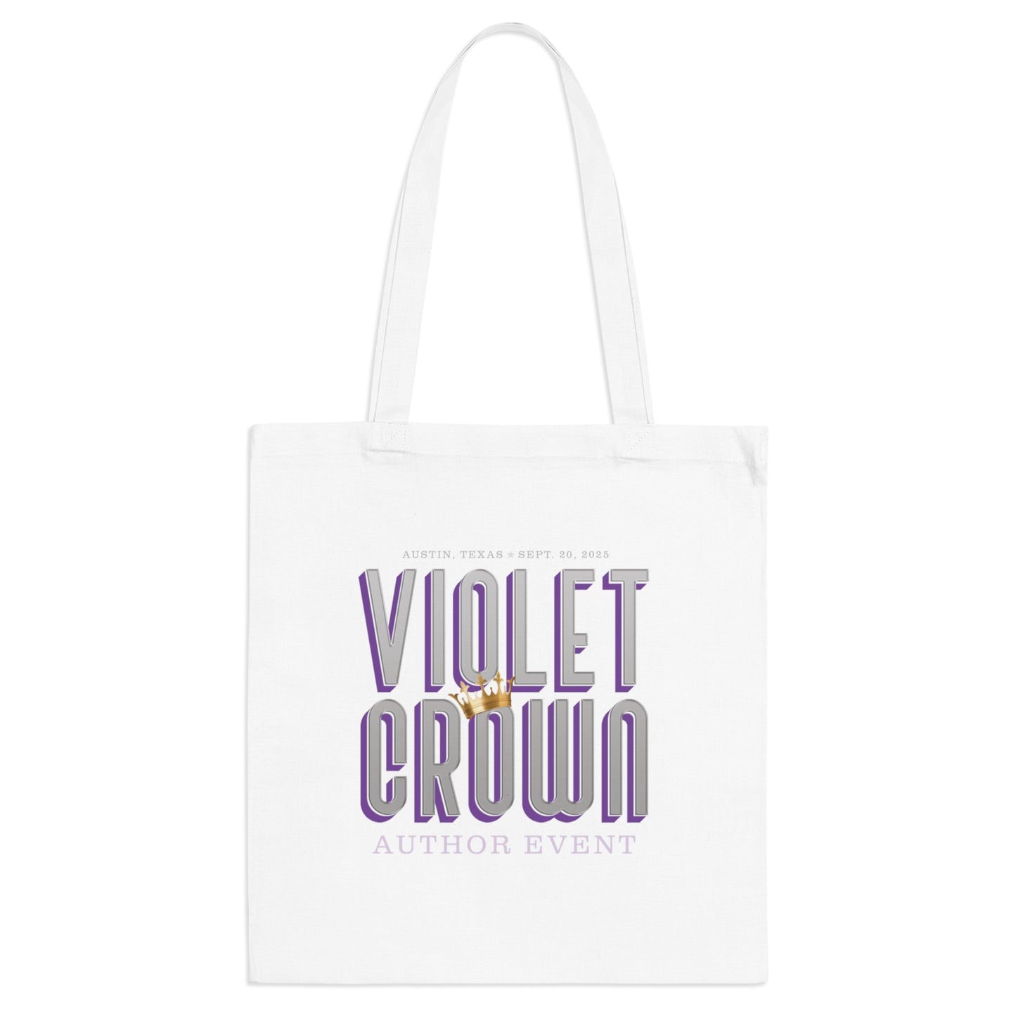 Violet Crown Author Event Tote Bag