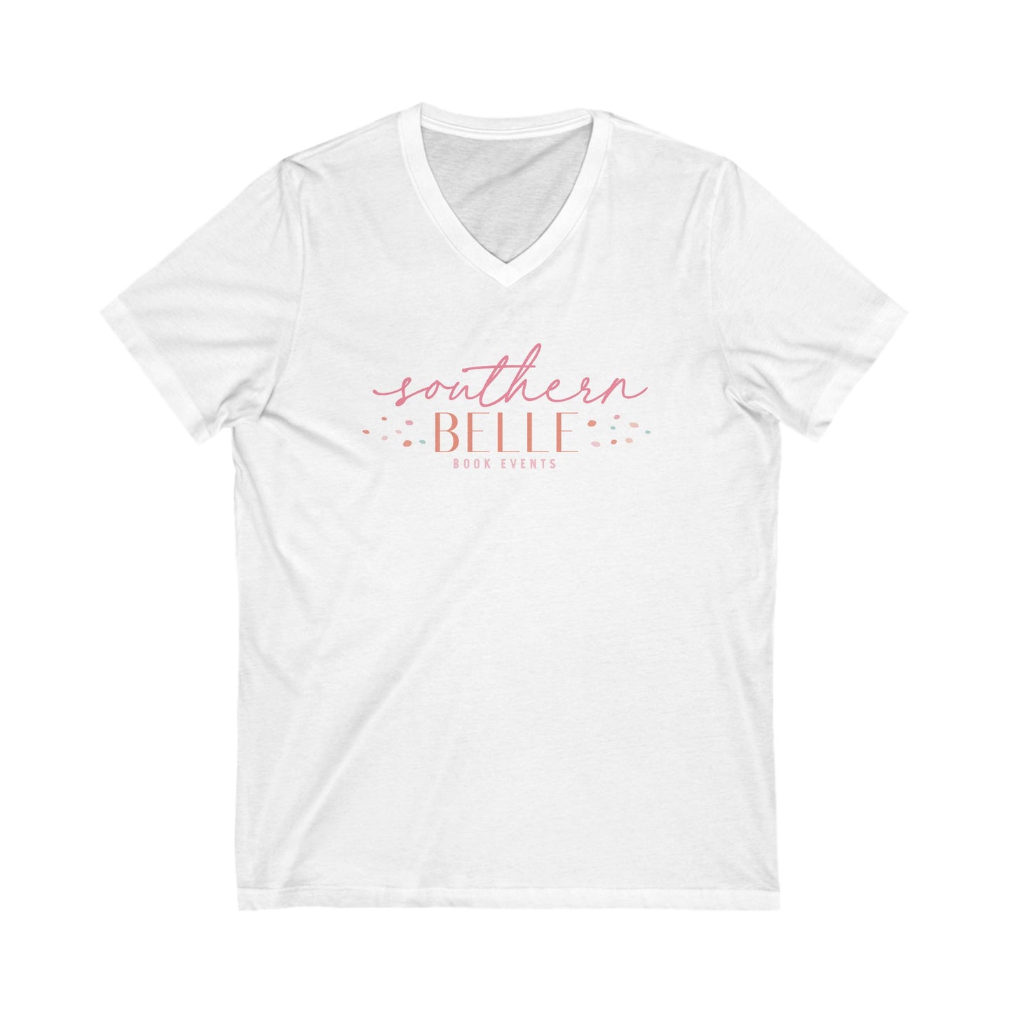 Southern Belle Book Events Unisex Jersey Short Sleeve V-Neck Tee