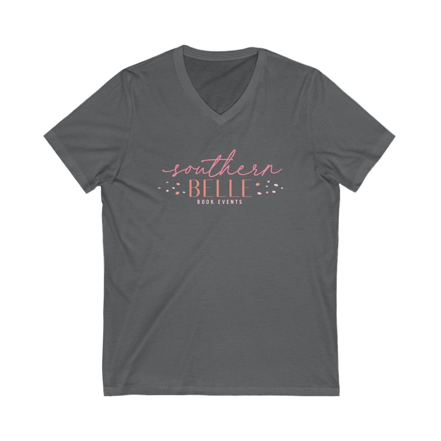 Southern Belle Book Events Unisex Jersey Short Sleeve V-Neck Tee