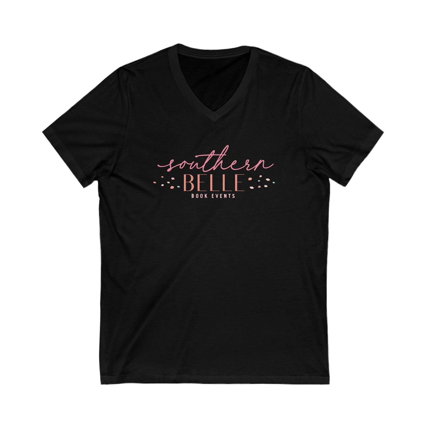 Southern Belle Book Events Unisex Jersey Short Sleeve V-Neck Tee