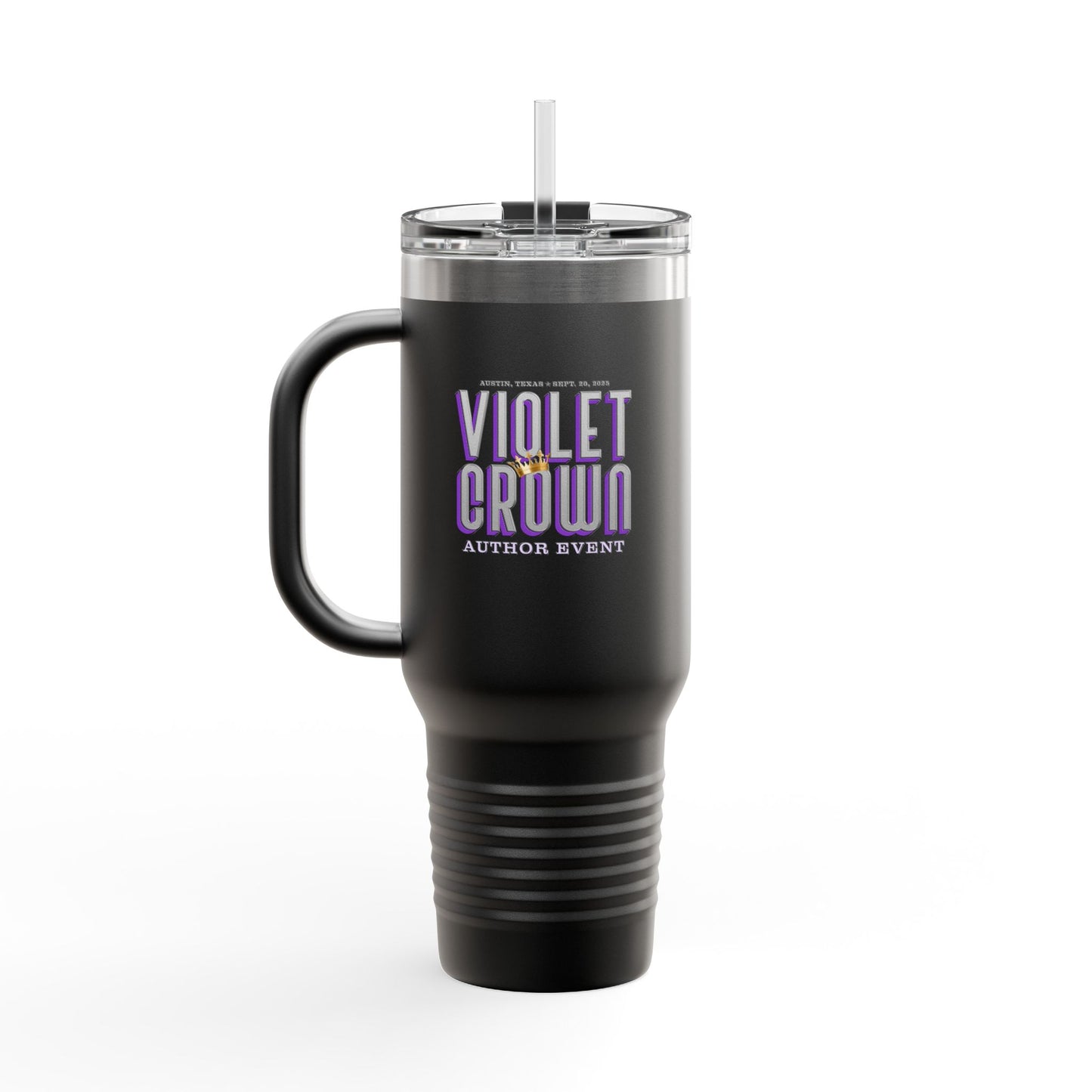 Violet Crown Author Event Insulated Travel Mug, 40oz