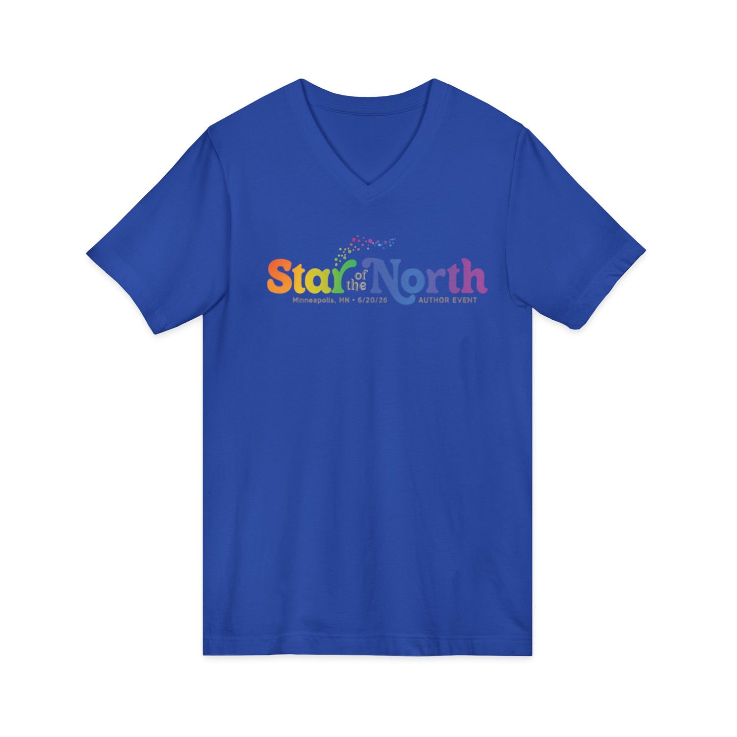 Star of the North Unisex Jersey Short Sleeve V-Neck Tee Version 3