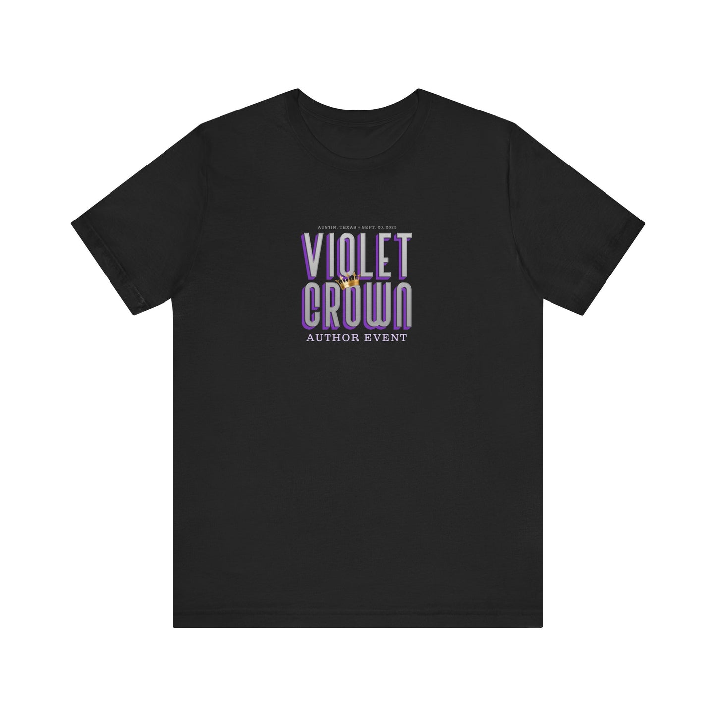 Violet Crown Author Event Unisex Short Sleeve Tee