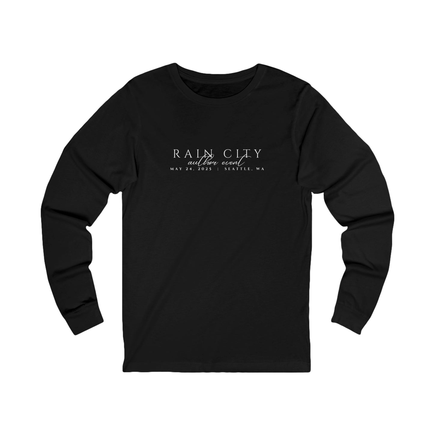 Rain City Author Event Unisex Jersey Long Sleeve Tee