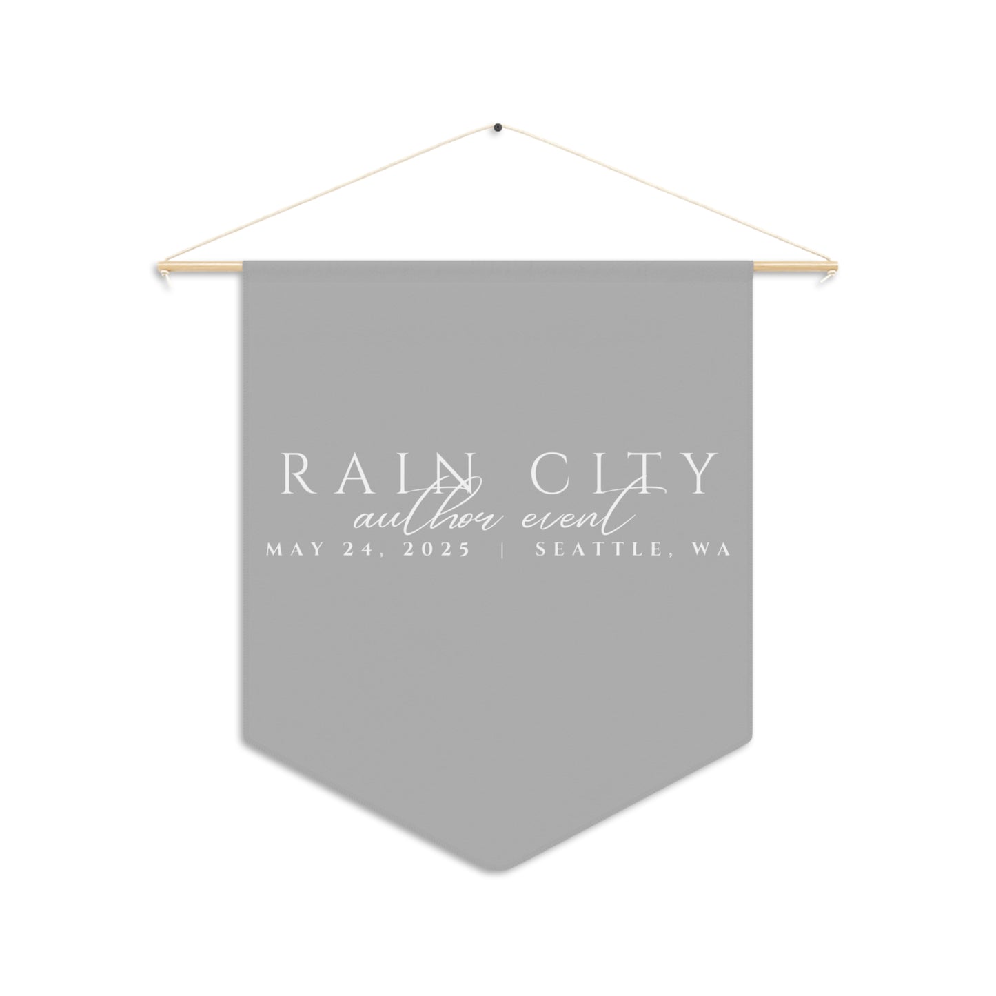 Rain City Author Event Pennant