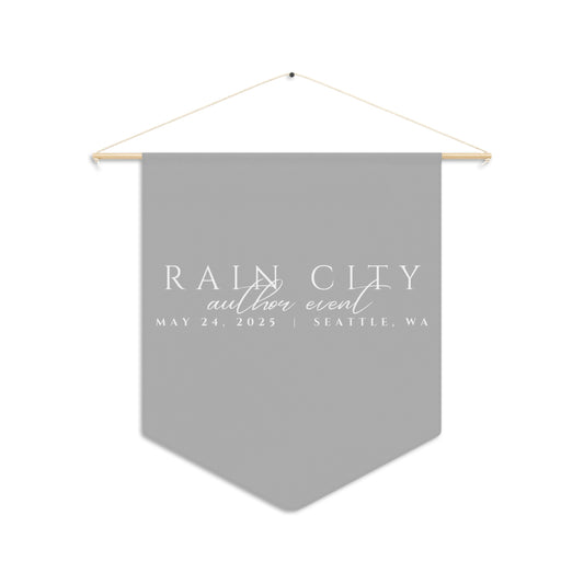 Rain City Author Event Pennant