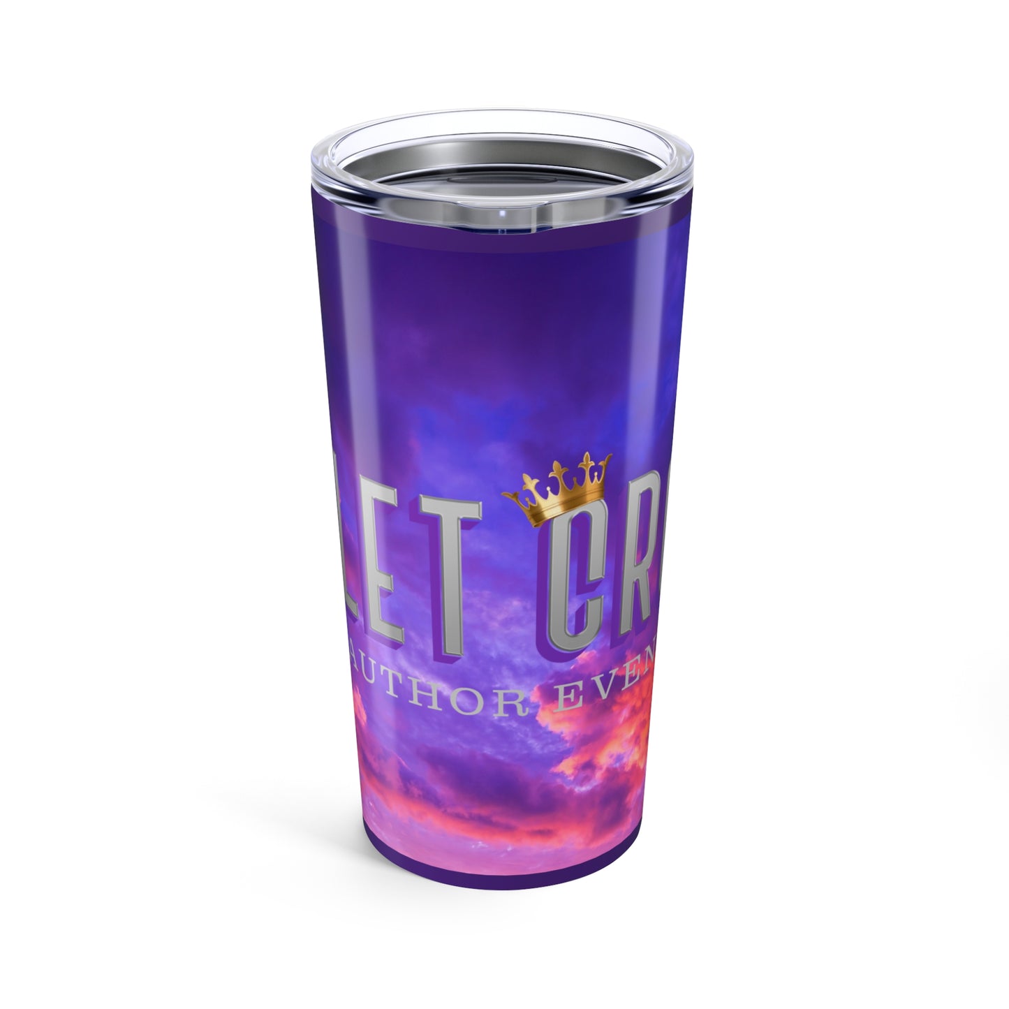 Violet Crown Author Event Tumbler 20oz Version 1