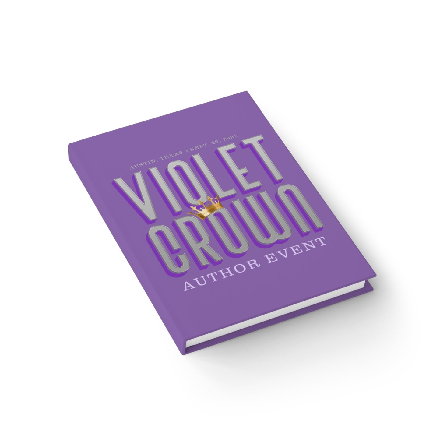 Violet Crown Author Event Author Autograph Journal