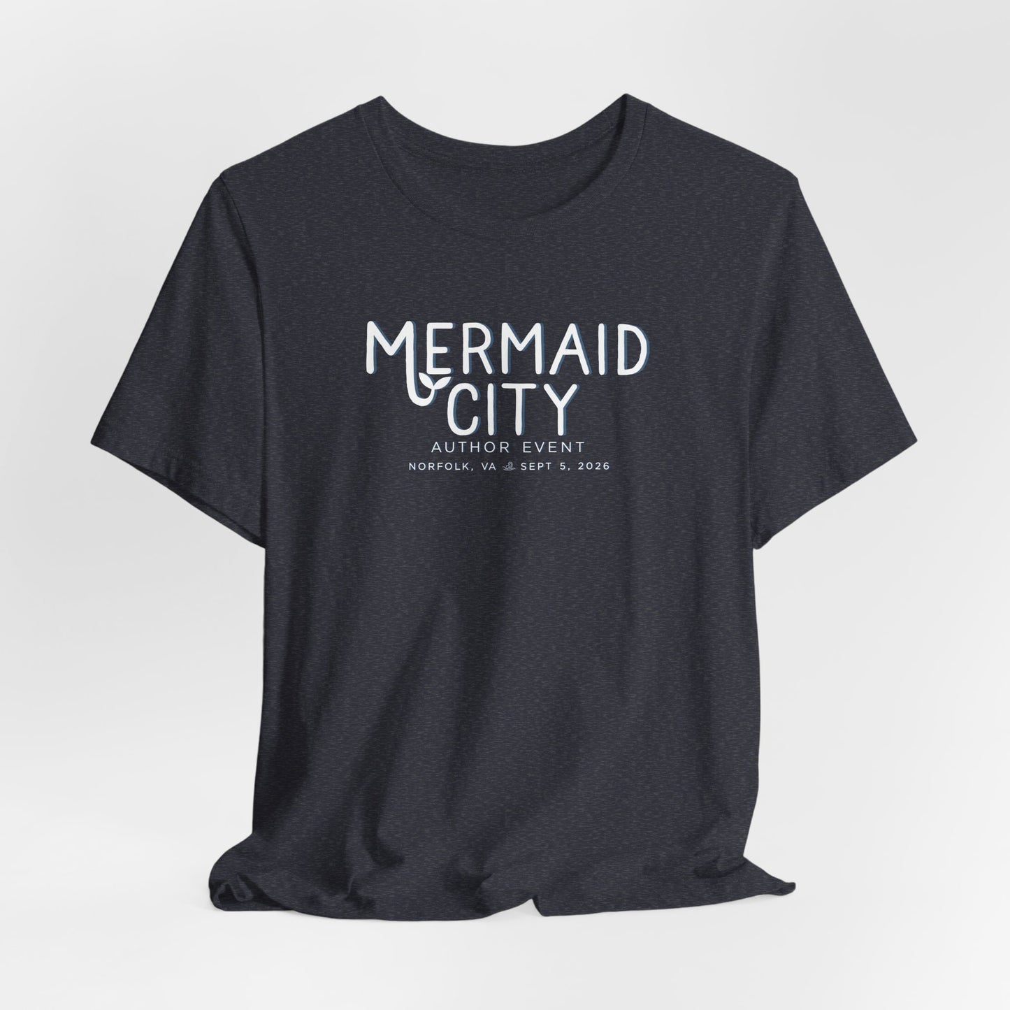Mermaid City Author Event Unisex Short Sleeve Tee