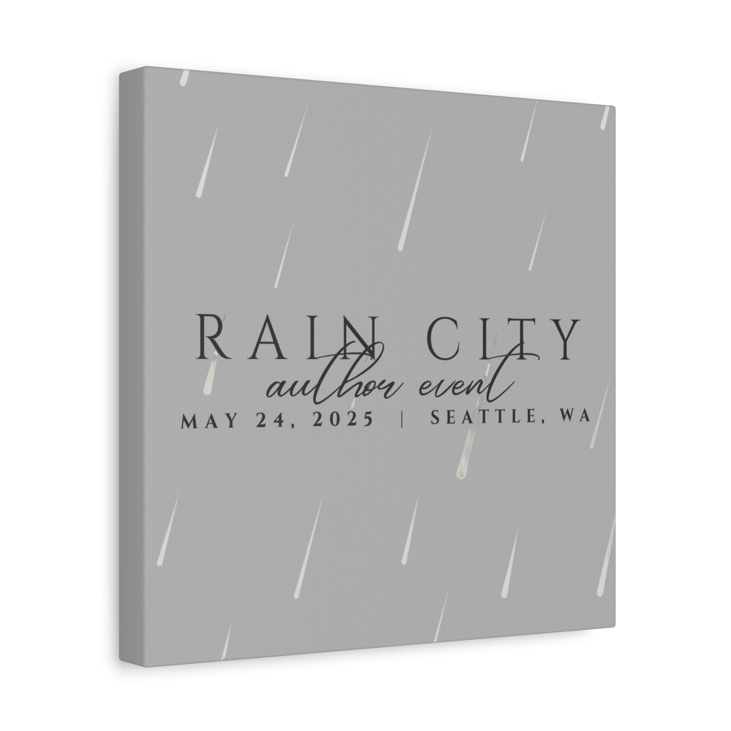 Rain City Author Event Canvas