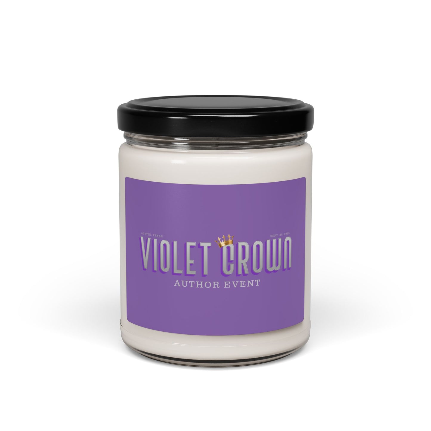 Violet Crown Author Event Scented Soy Candle, 9oz