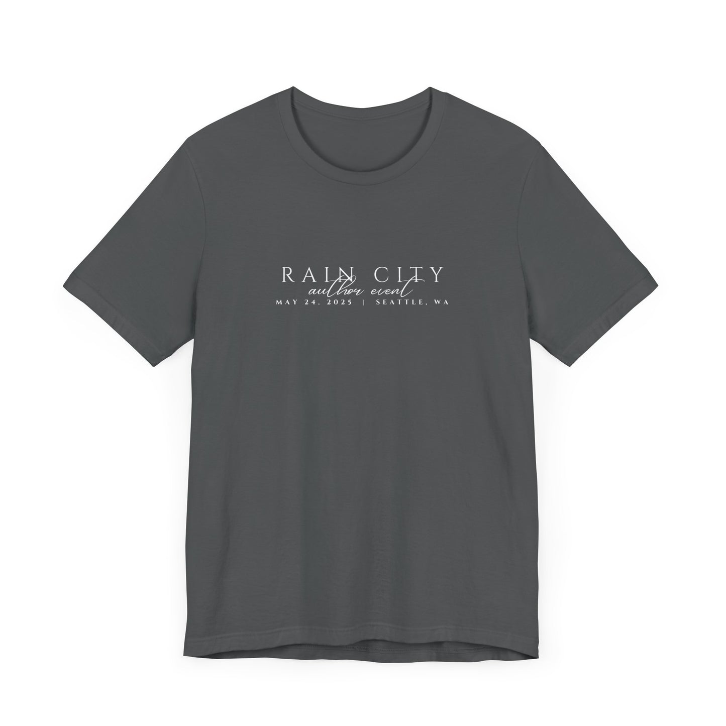 Rain City Author Event Unisex Jersey Tee Version 2