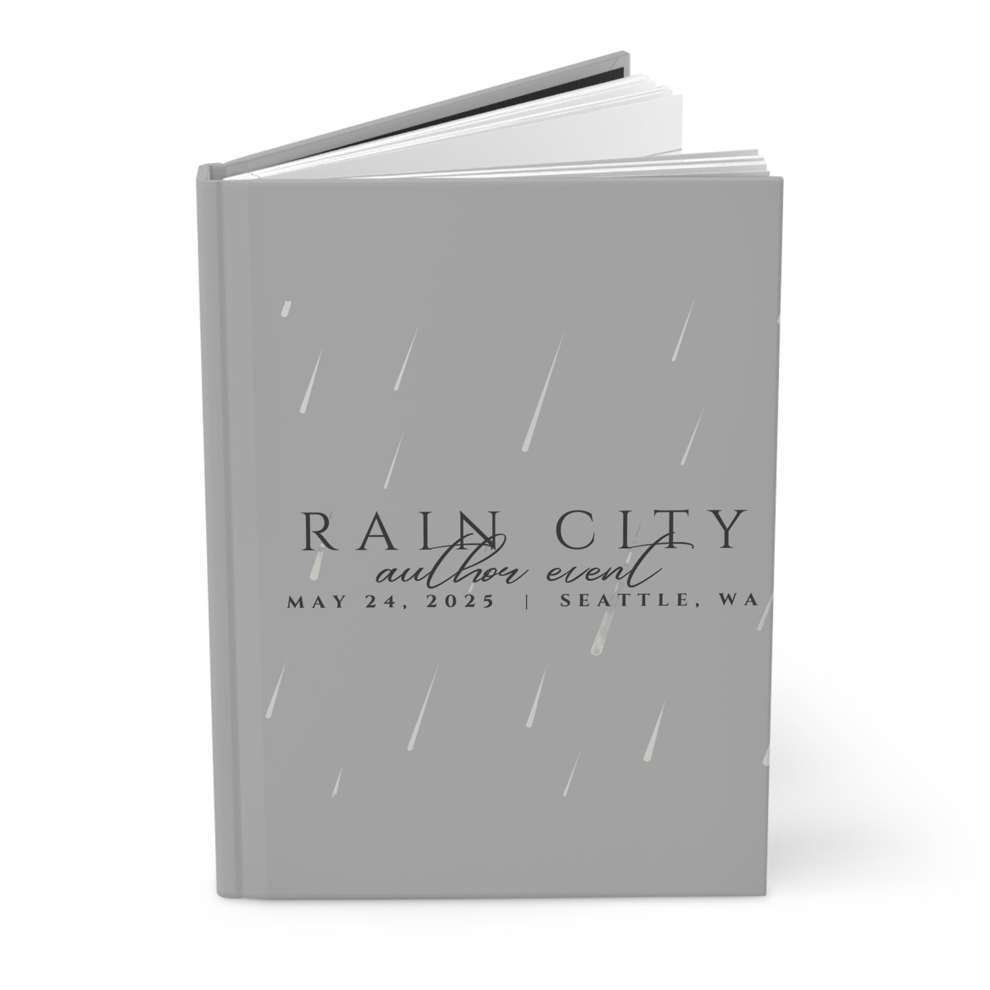 Rain City Author Event Hardcover Journal Matte