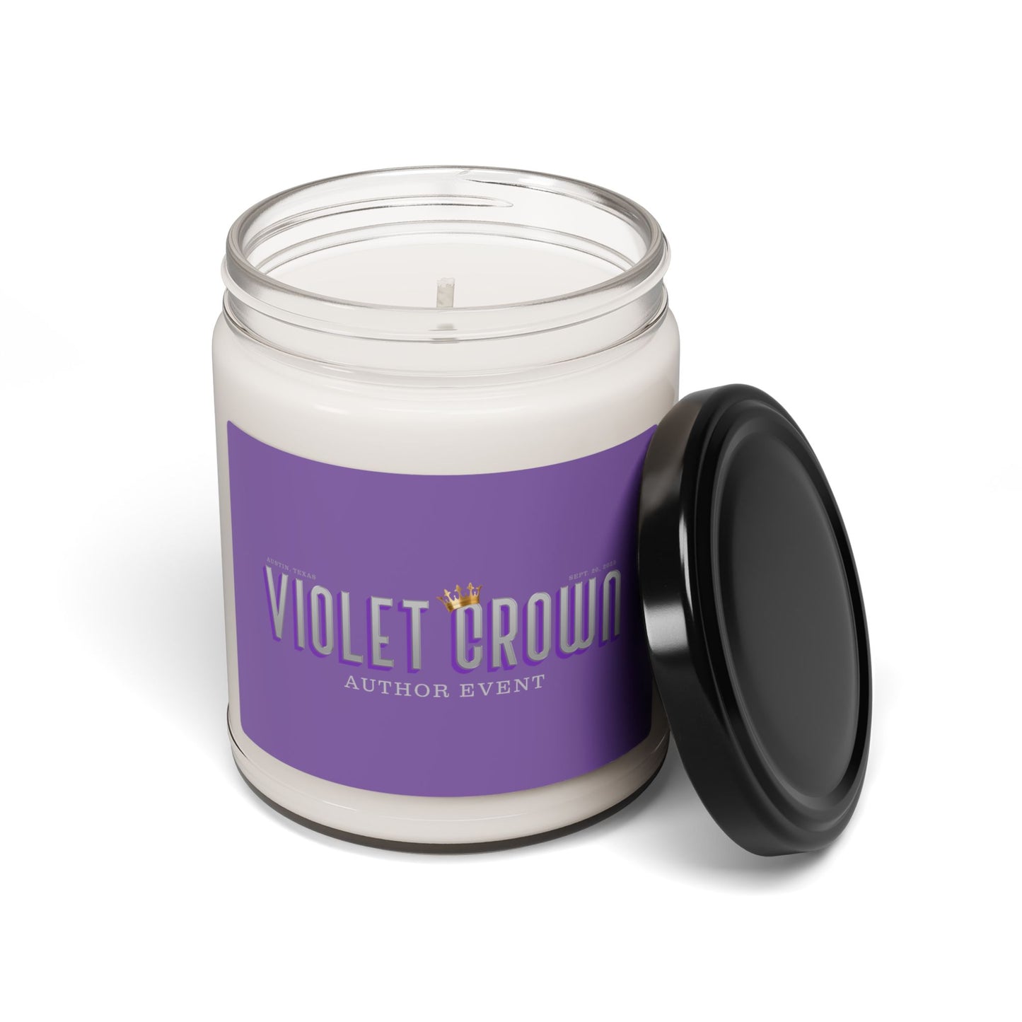 Violet Crown Author Event Scented Soy Candle, 9oz