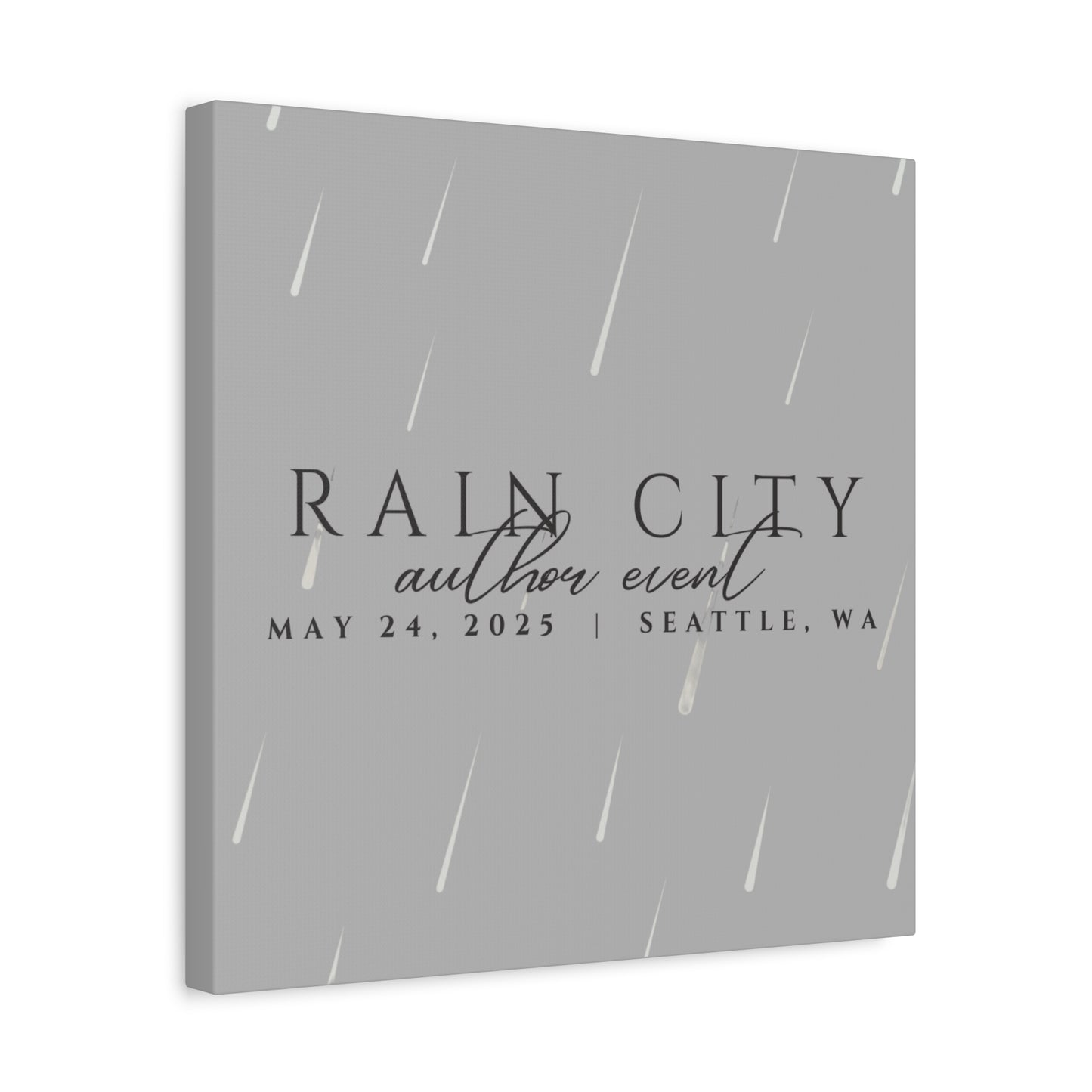 Rain City Author Event Canvas