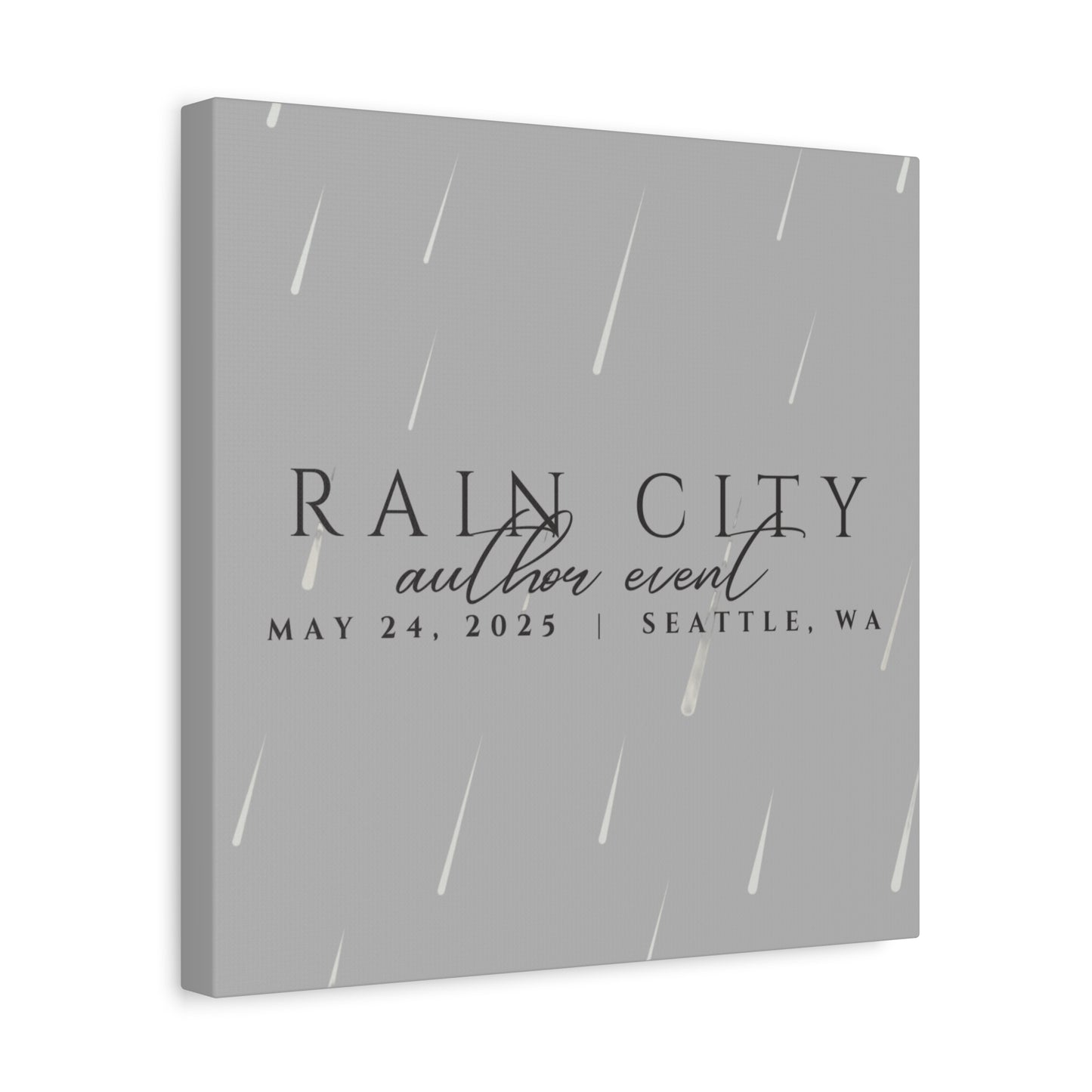 Rain City Author Event Canvas