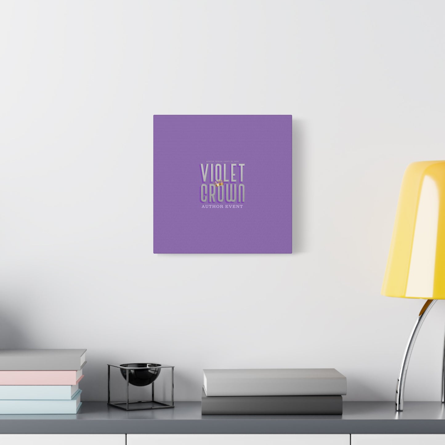Violet Crown Author Event Canvas