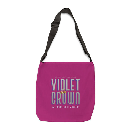 Violet Crown Author Event Adjustable Tote Bag