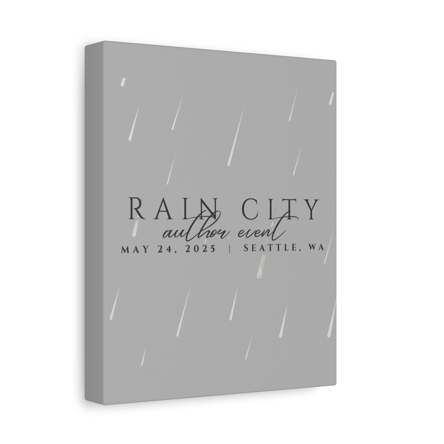 Rain City Author Event Canvas