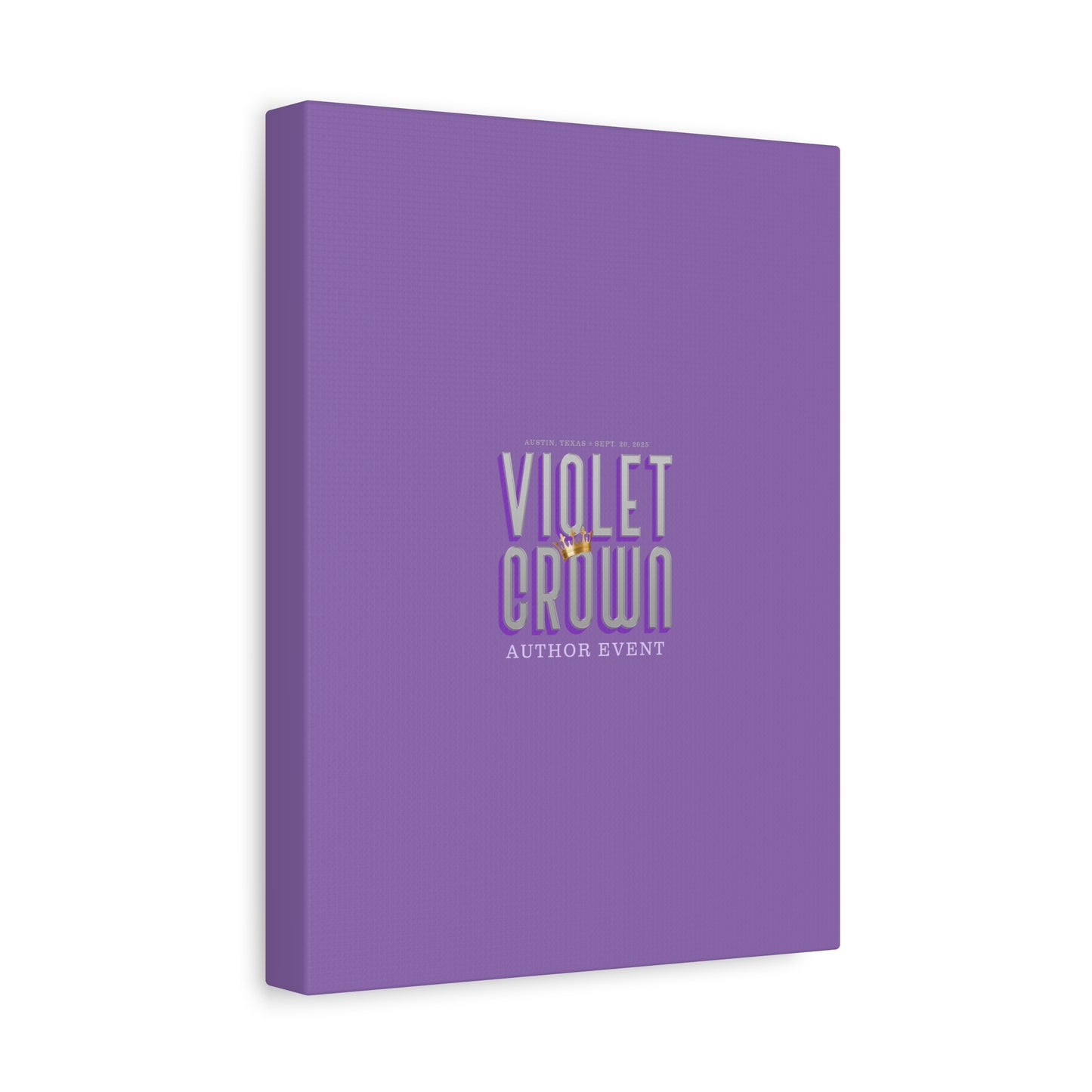 Violet Crown Author Event Canvas