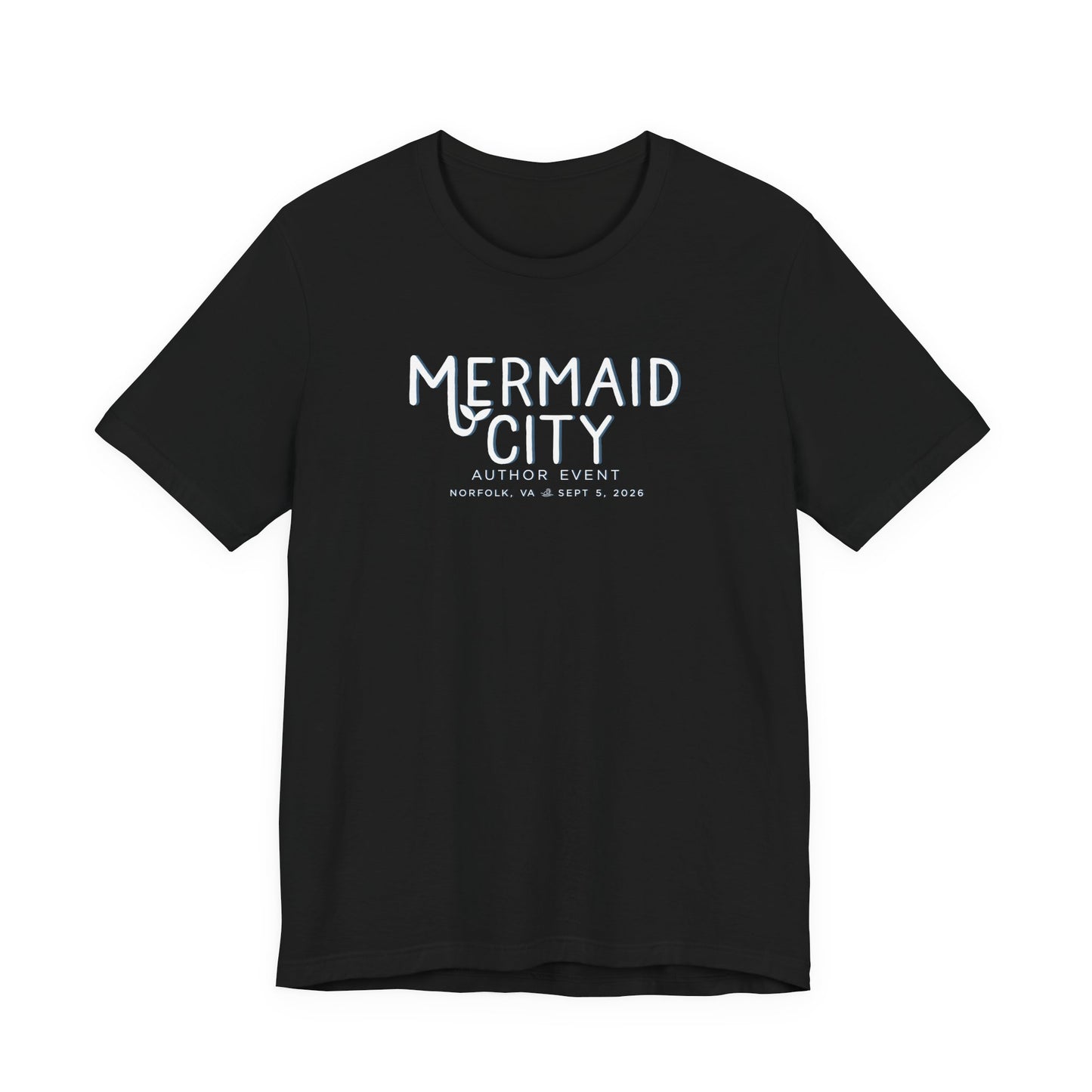 Mermaid City Author Event Unisex Short Sleeve Tee