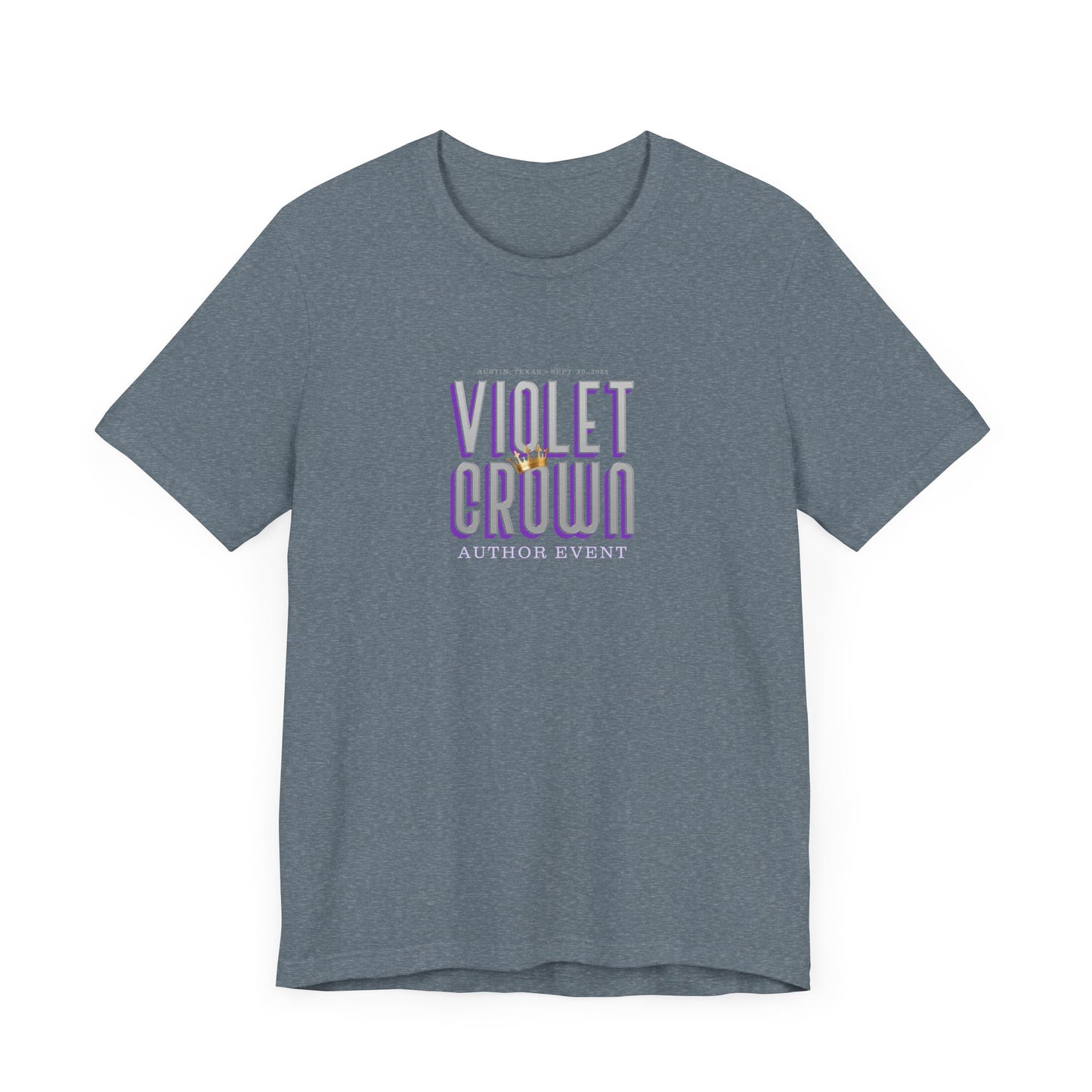 Violet Crown Author Event Unisex Short Sleeve Tee