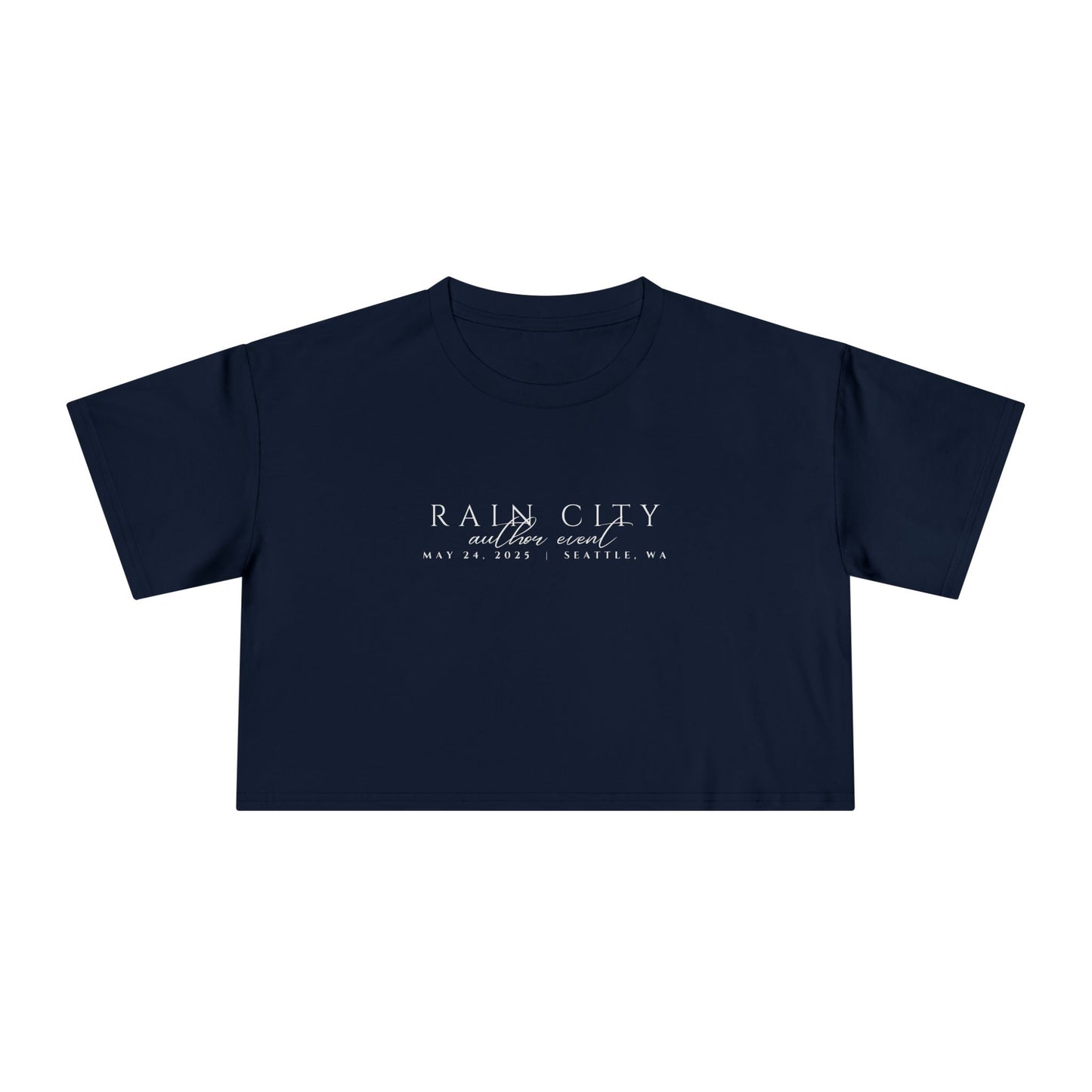 Rain City Author Event Women's Crop Tee