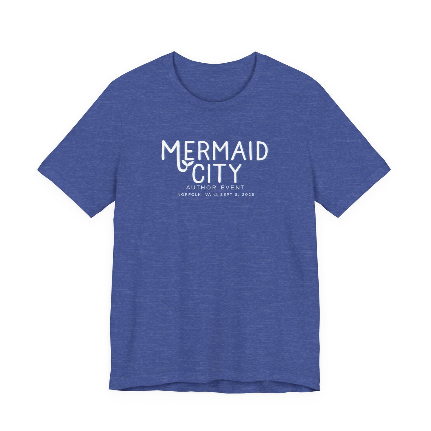 Mermaid City Author Event Unisex Short Sleeve Tee