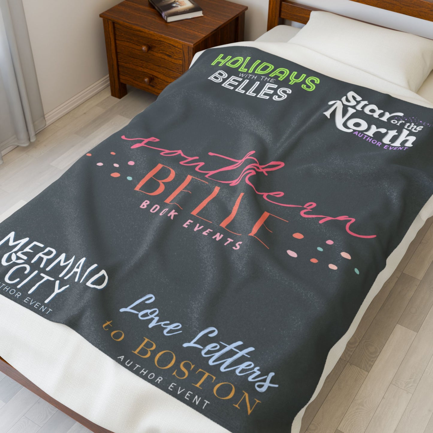 2026 Southern Belle Book Events Cozy Velveteen Plush Blanket Version 2