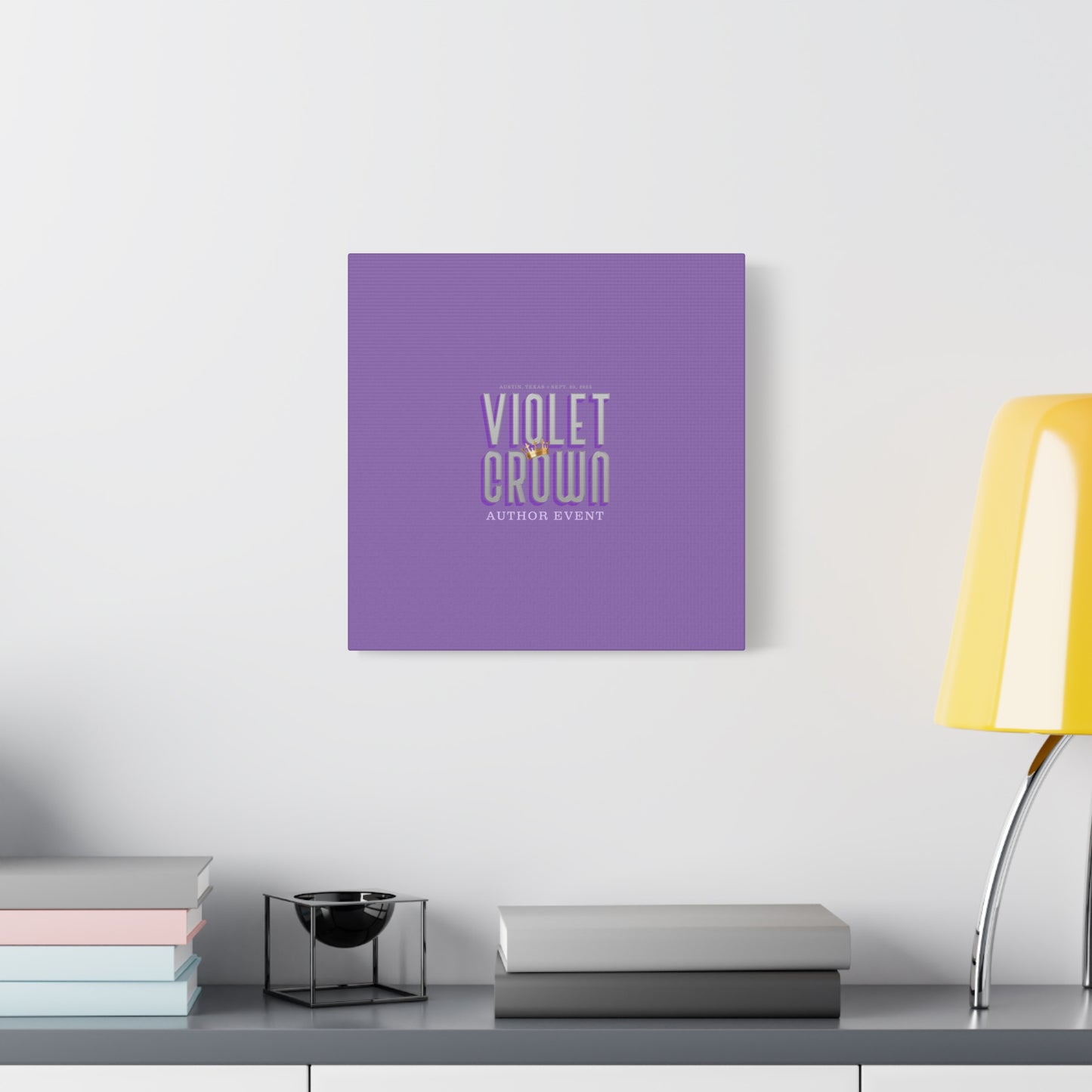 Violet Crown Author Event Canvas