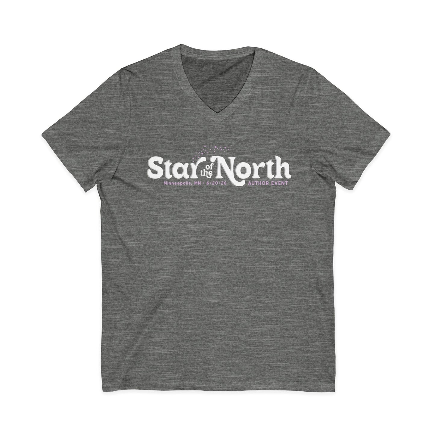 Star of the North Unisex Jersey Short Sleeve V-Neck Tee Version 2
