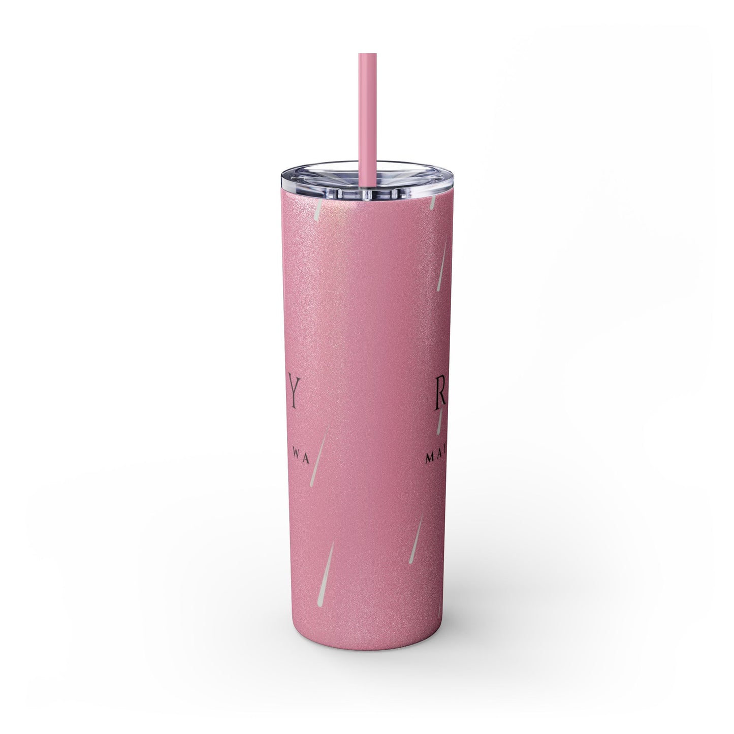 Rain City Author Event Skinny Tumbler with Straw, 20oz Version 2