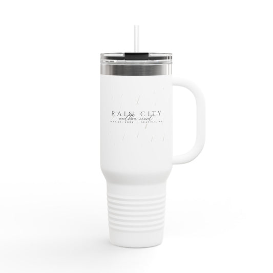 Rain City Author Event Insulated Travel Mug, 40oz