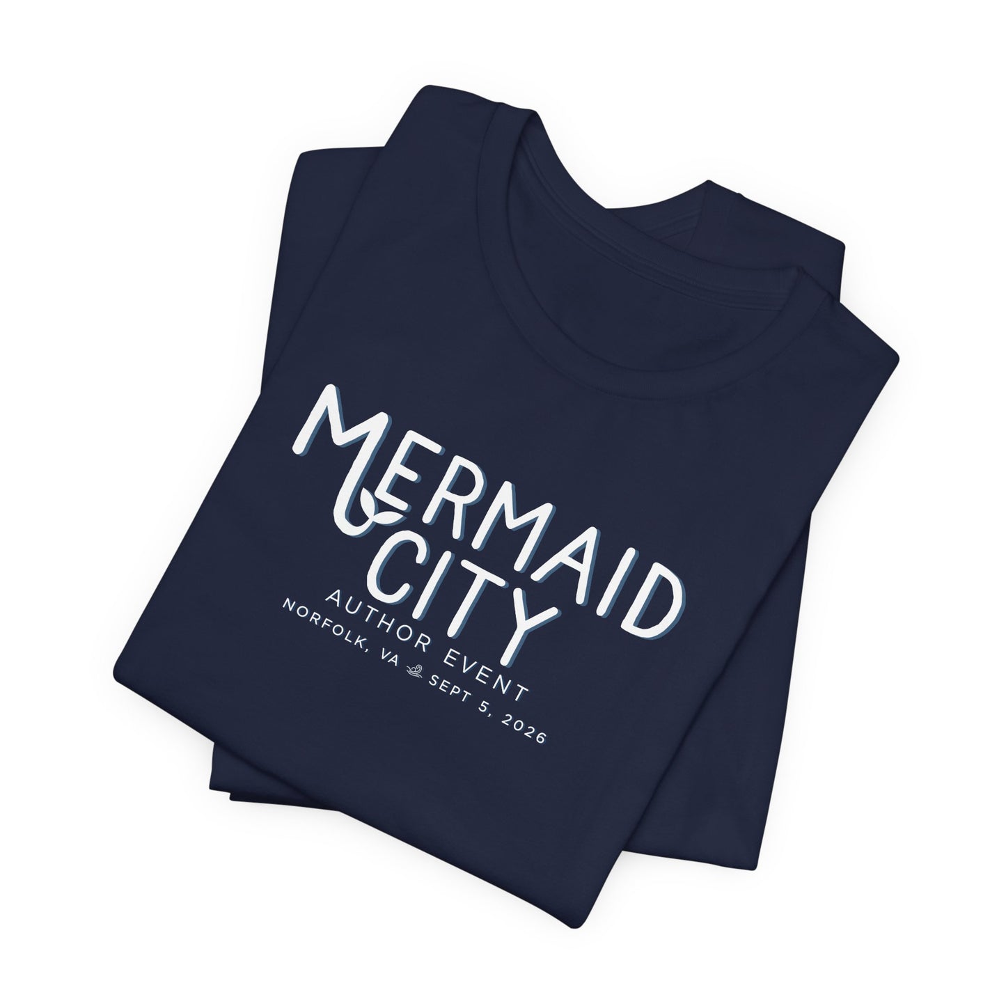 Mermaid City Author Event Unisex Short Sleeve Tee