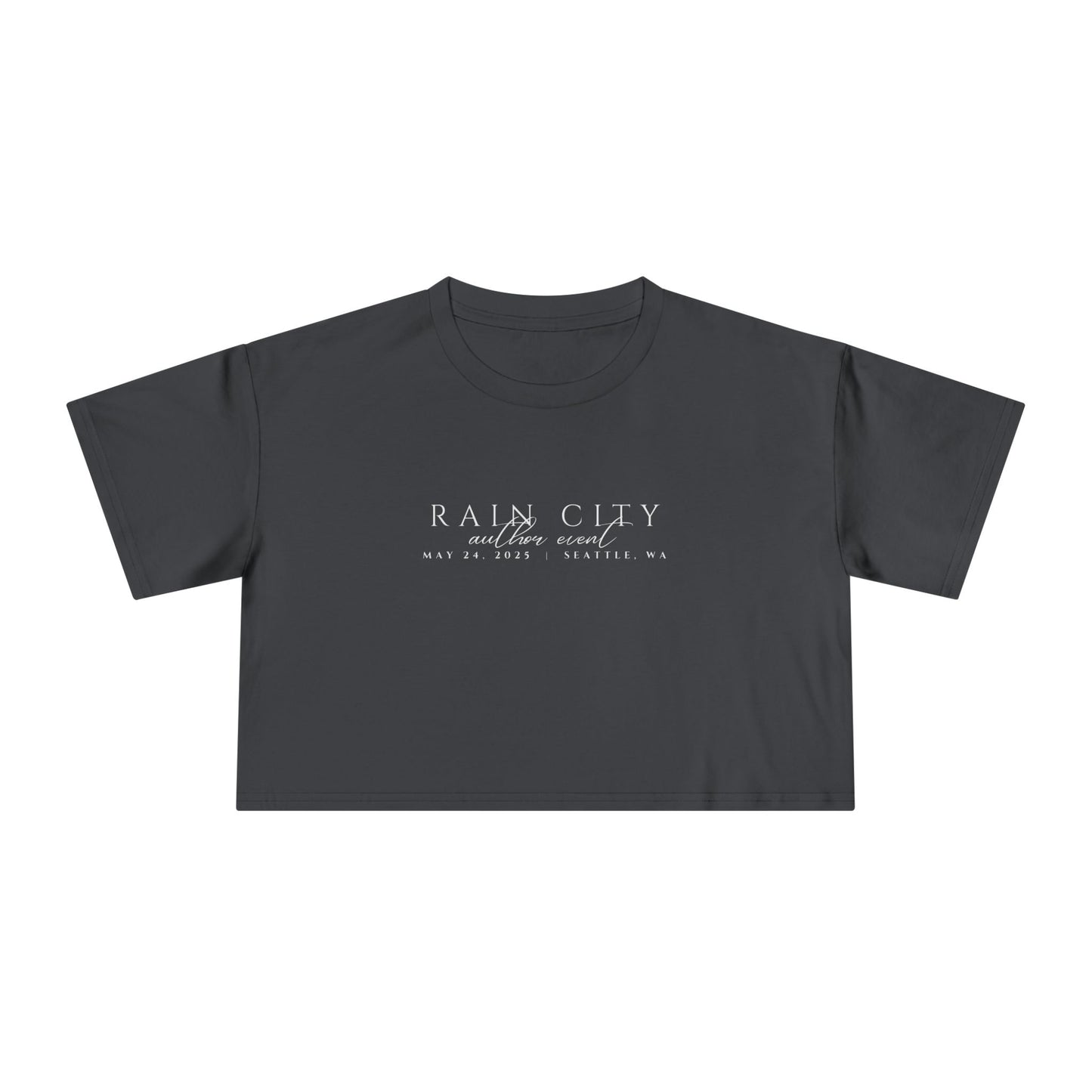 Rain City Author Event Women's Crop Tee