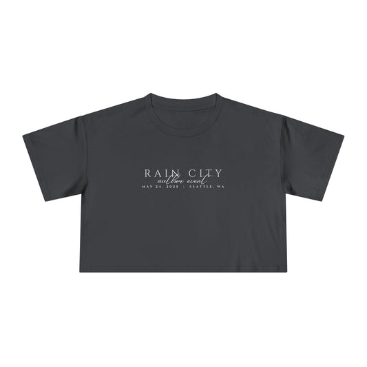 Rain City Author Event Women's Crop Tee