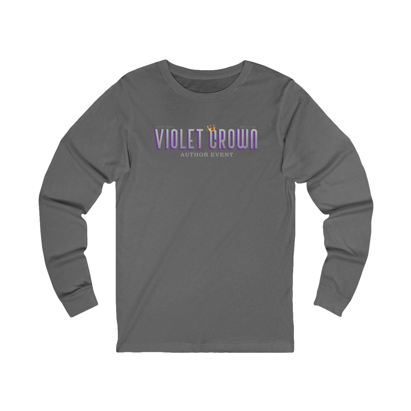 Violet Crown Author Event Unisex Jersey Long Sleeve Tee