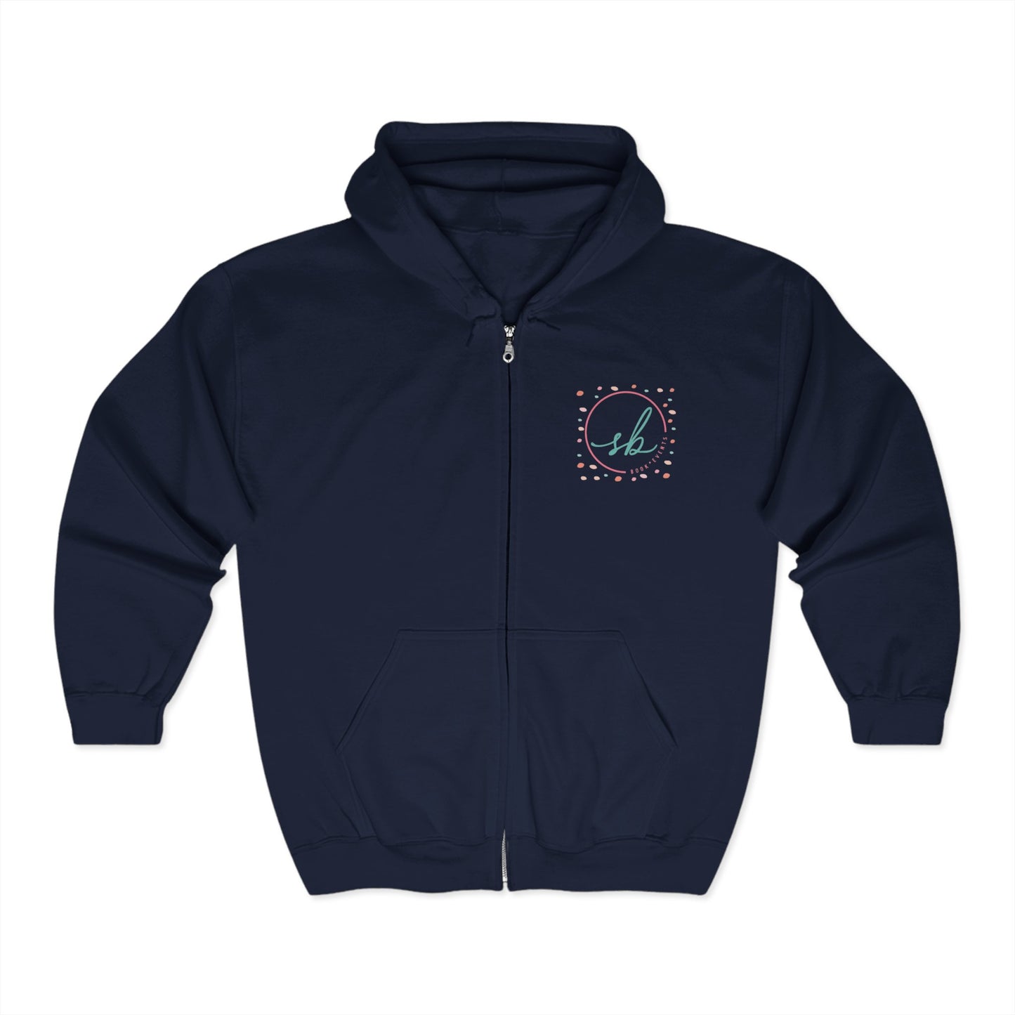 Southern Belle Book Events Zip Hoodie - Cozy Unisex Sweatshirt for Book Lovers